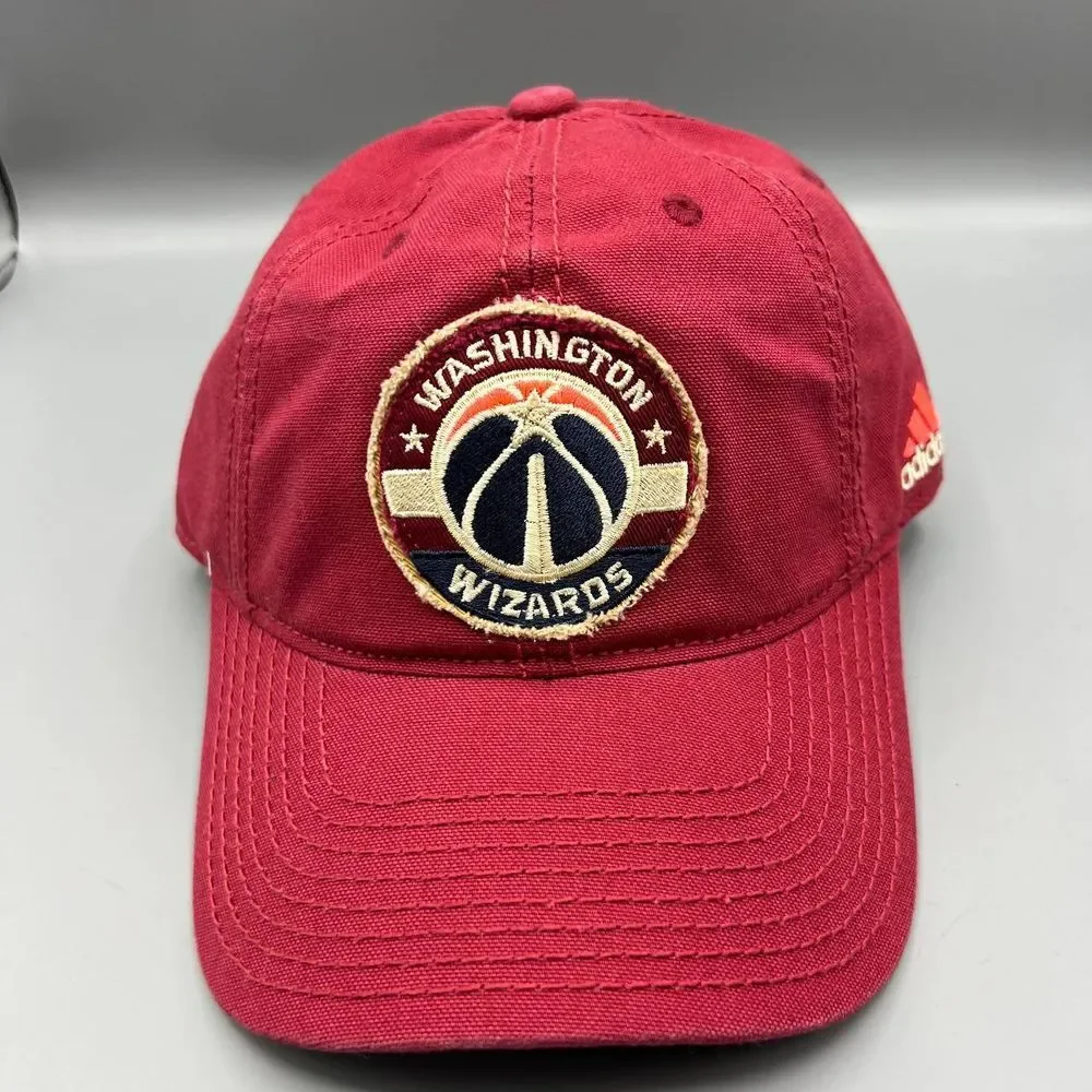 Washington Wizards Hat‎ Men Red Blue Adidas Strap Back Cap